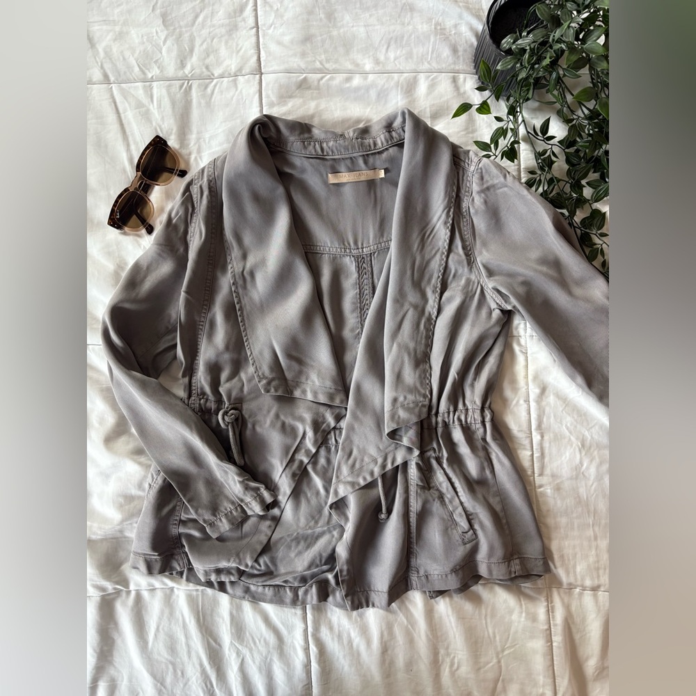 Max Jeans Open-Front Jacket